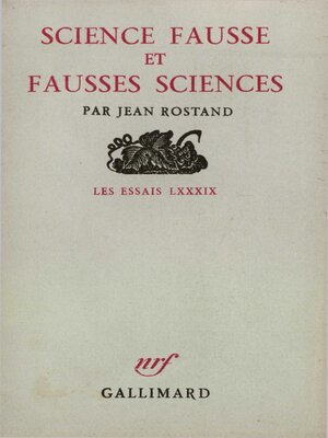 cover image of Science fausse et fausses sciences